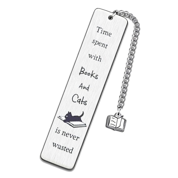 Hard Cute Cat Bookmark Stainless Steel Stainless Steel Bookmark Student 3PCS