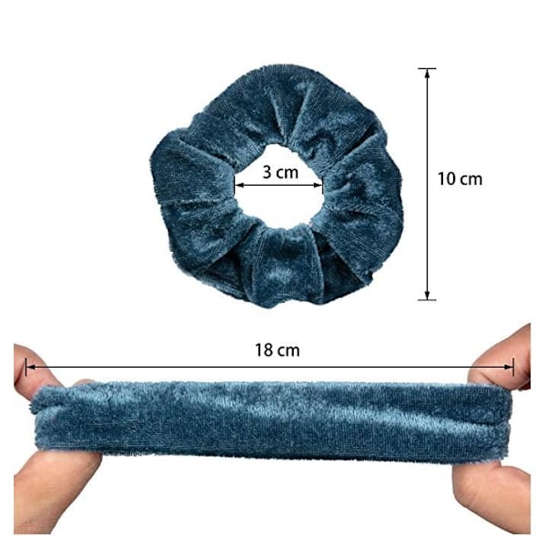 Kesän kuuma ale 50 kpl scrunchie-hiuslenkkejä | Sametti | Hiuslenkit |