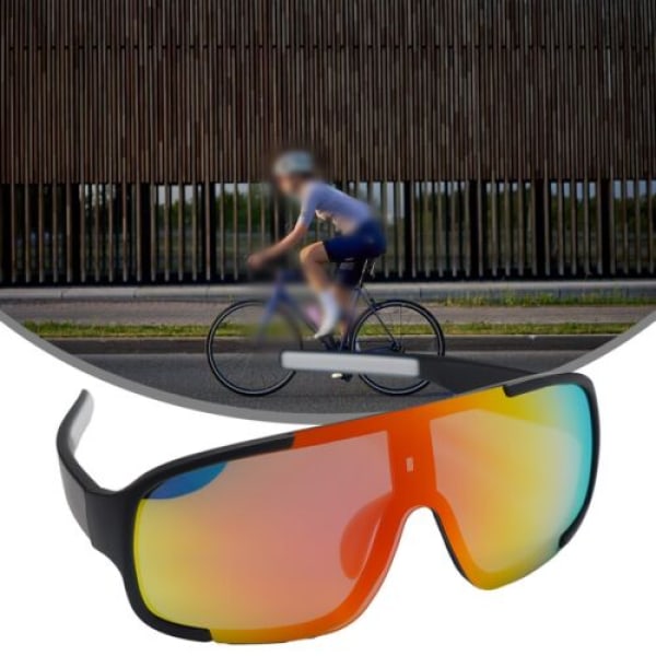 Outdoor pyöräily aurinkolasit ulkoilu maastopyörä polkupyörän lasit white orange frame gold