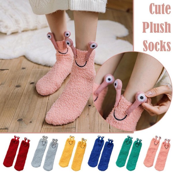 2 paria The Floor Socks Sleeping sukat tytöille Middle Tube Socks Tyylikkäät paksut Pink child