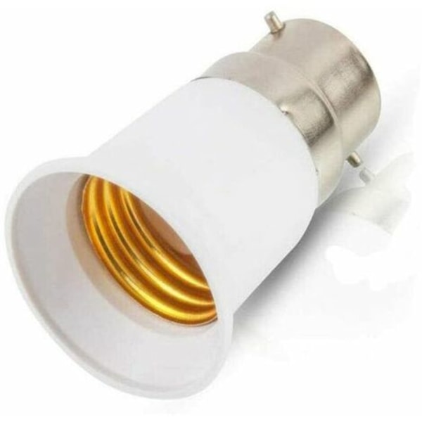 Sommarrea - Set med 6 B22 till E27 Lamphållare - LED Lamp Adaptrar