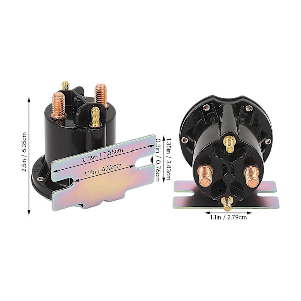 12V Golfvagns Solenoid JW1 H1950 00 00 4-polig Solenoid Relä för G22 till G29 Golfvagnar