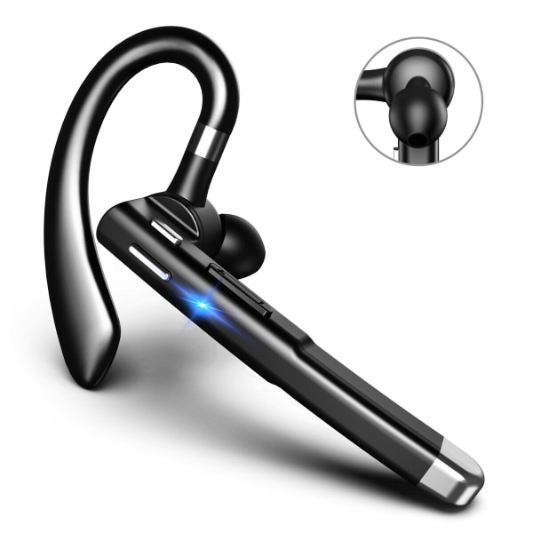 Trucker Wireless Bluetooth 5.0 Earpiece Headset Mic Earbud brusreducerande