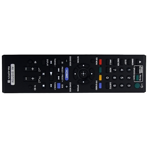 Sommarrea Fjärrkontroll -ADP074 för Blu-Ray hemmabiosystem ADP073 BDV-E290 BDV-N990W BDV-N995W BDV-E190 HBD-N990W {DB} Black