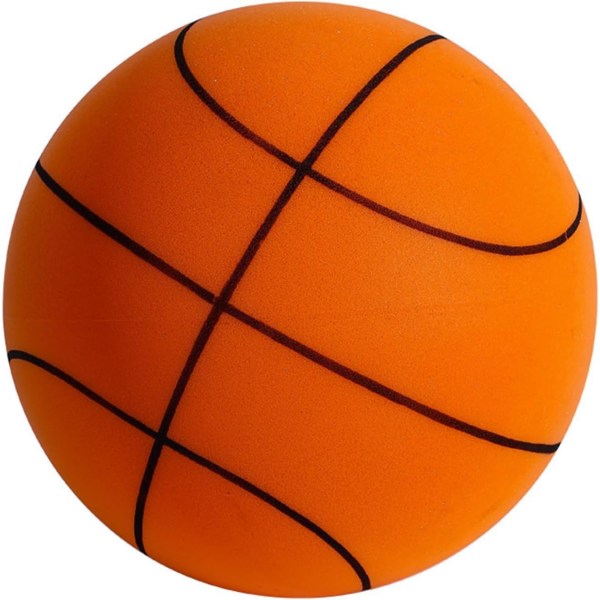 2024 Silent Foam Basketball - Indendørs træningsbold til stille dribling, 8 tommer, ideel til forskellige aktiviteter