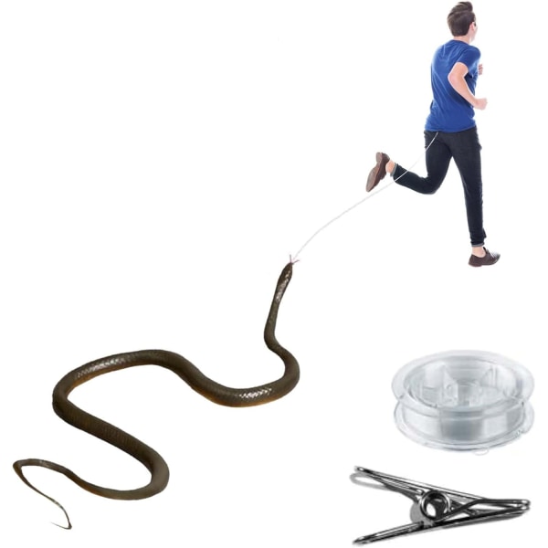 Golf Snake Prank Kit - Clip-On Snake til sjov jagtsjov - Perfekt DIY prank til endeløse grin