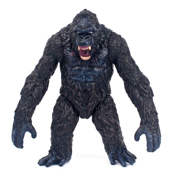Gäng rörlig dockleksak Godzilla vs Kong leksak Skull Island karaktär rörlig led simulering gorilla modell samling dekorativ gåva open mouth