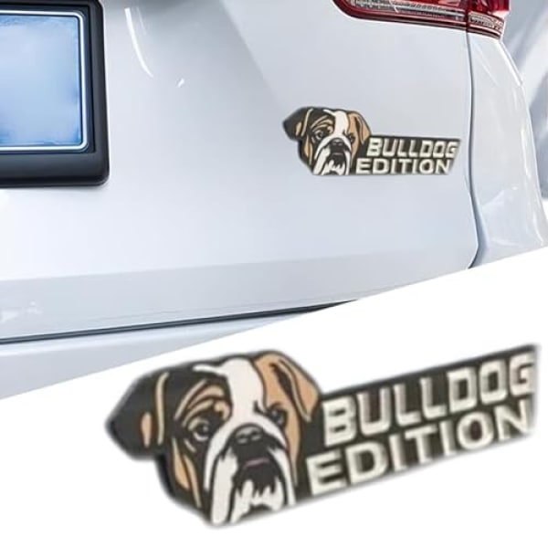 Hundebilmærke Laserskærende bilemblem, 3D-mærkat til hundebilmærker Bilmærke, Funy Dogs-emblem vurderet til bilemblem til bil, lastbil, autocamper, bådudsmykning D