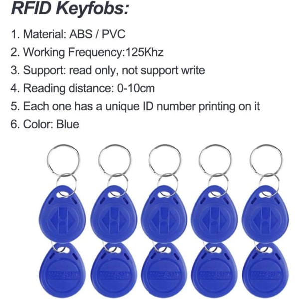 1,8 tommer TFT-fingeraftryk adgangskontrolsystem RFID-kort Adgangskode Tastaturunderstøttelse 1000 brugere USB-tidsregistreringsenhed + 10 nøglekort One machine
