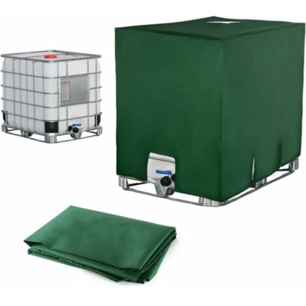 Sommarrea Ulisem Vattentankskydd, Skydd för 1000L IBC-tank, Dammtätt UV-beständigt Regntätt (116 x 100 x 120 cm).ca
