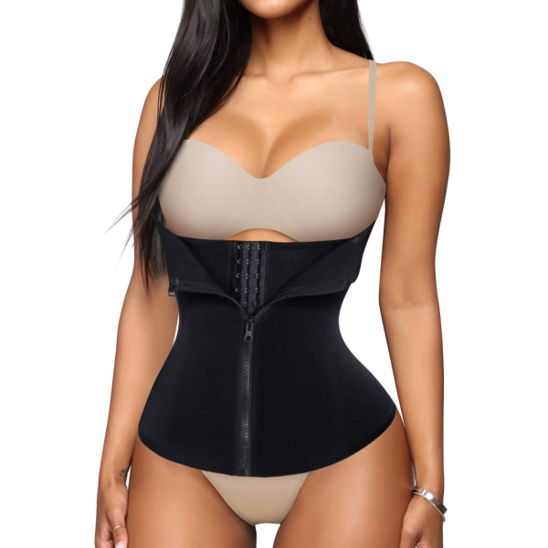 Kvinders underbust korset taljetræner Stålbenet Sport Workout Body Shaper Cincher Rygstøtte XS