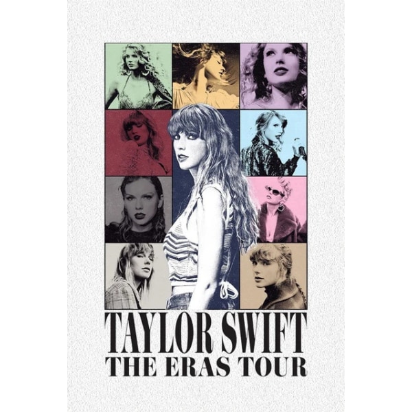 Taylor Swift The Eras Tour Musikaffisch Pop Kvinnlig Sångerska Albumaffisch Väggkonst Canvas Fans Present till vän Sovrum Vardagsrum Inredning A