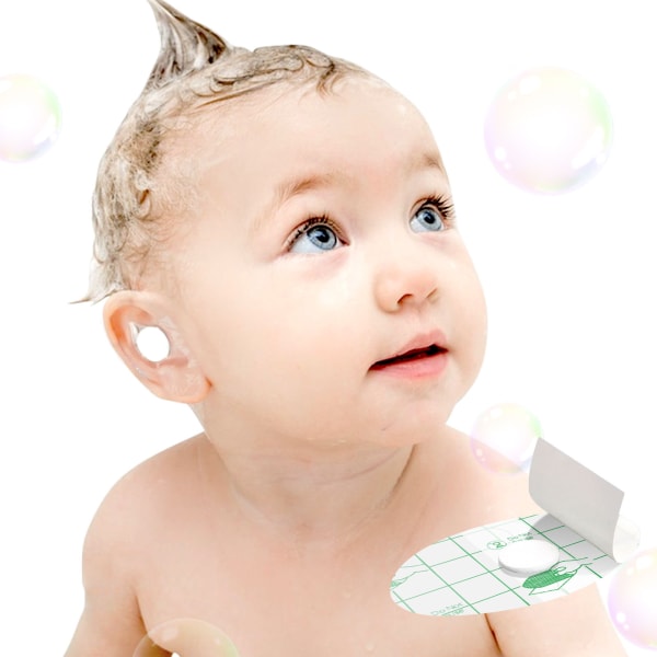 60-pack nyfödda duschhörselskydd, vattentäta hörselskydd för badkar, dusch- och simhörselkåpor för att skydda inre öron