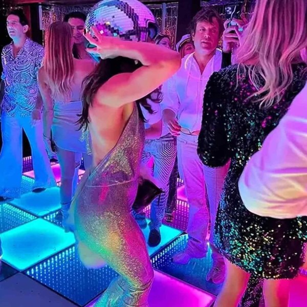 Discobollhattar - Infällbart visir - Glitterspegel Discobollshjälm i glas för kvinnor, män - Perfekt för DJ-klubben, scen, fest, bröllop Silver