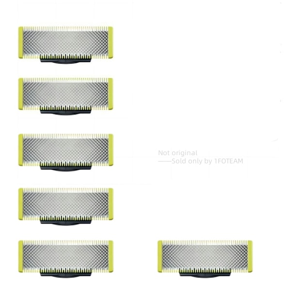 Nyt hot salg! Philips-kompatible erstatningsblade af høj kvalitet, rustfrit stål, elektrisk erstatningsshaver (model QP250/50) + 6 blade