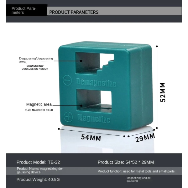 Magnetiser / Magnetizer / Demagnetiser til skruetrækker Pincet metalværktøj Large magnetizer 1