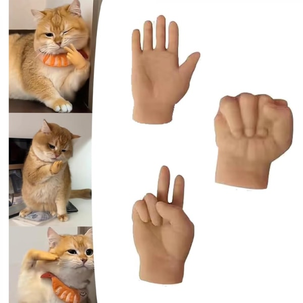 Cat Paw Finger Puppets: Underhold kattevennen din med minimenneskelige hender