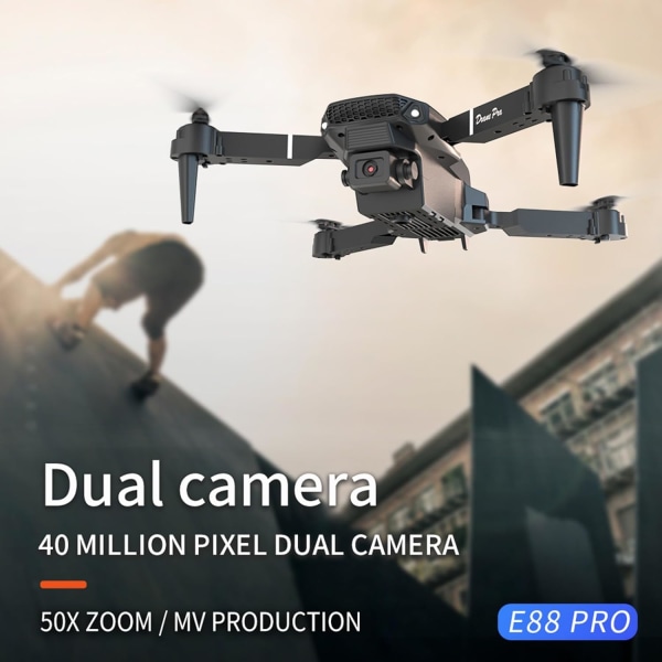 2024 ny sammenleggbar minidrone med doble 1080P HD-kameraer - perfekt for flyfotografering, RC-moro og gaver
