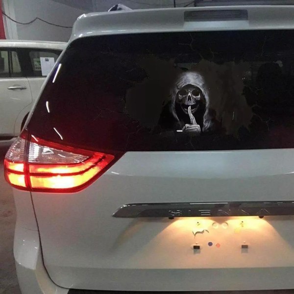 2 Personlige Bumper Stickers Skull Bumper Stickers 30x20cm