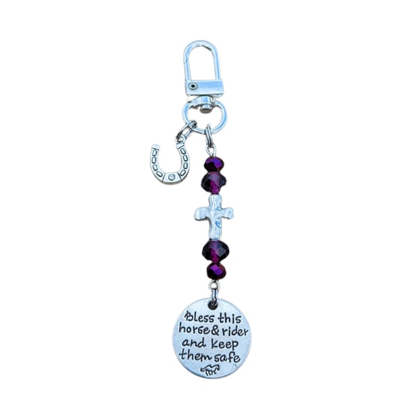 Horse Lover's Bridle Charm Clip - Stilig ornament for rideentusiaster B