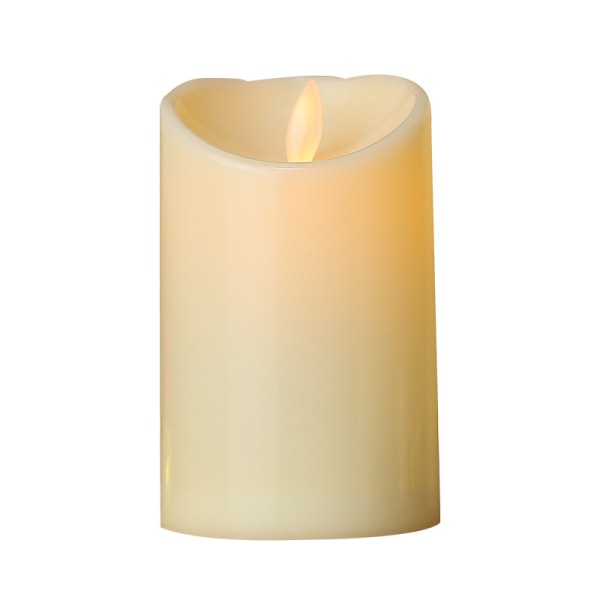 Liekittomat kynttilät Paristokäyttöiset välkkyvät kynttilät, sisältää kaukosäätimen ajastintoiminnon (3 kpl)