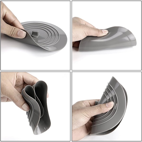 Sommarrea 2-pack 15 cm Universal Silikongummi - Badkarspropp Avloppsplugg Skydd för Kök Badrum Handfat Badkar