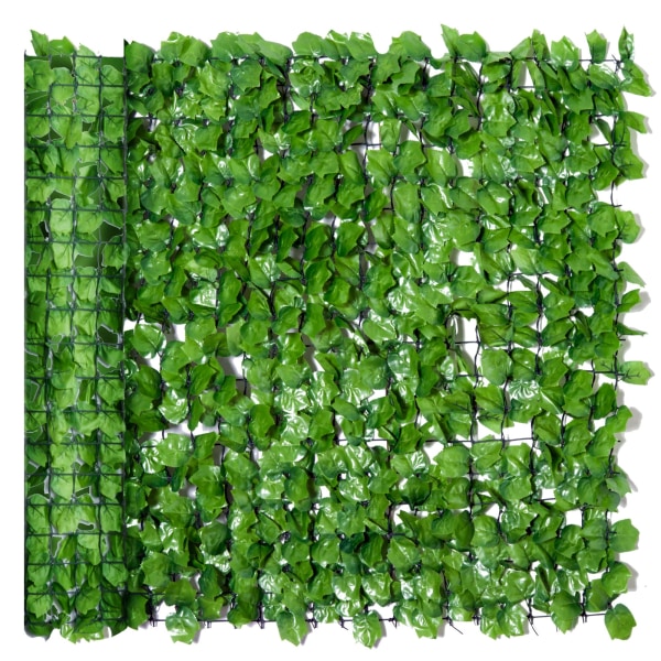 Outsunny Keinotekoinen Maple Hedge Privacy Screen Decoration Roll 3L x 1H m Realistinen lehdet UV-suojattu vihreä