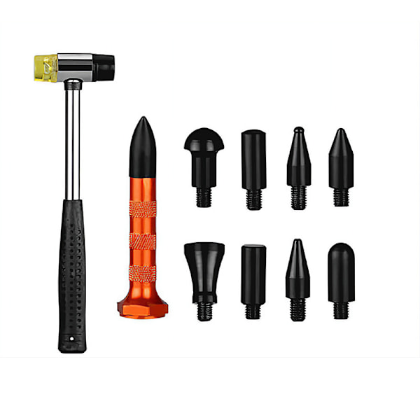 Sommarrea Dent Fix 10-delars kit för lackfri buckelreparation. Gummihammare, p
