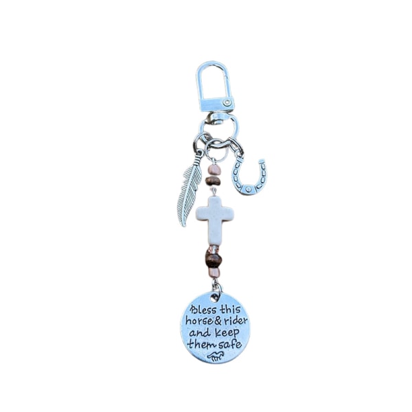 Horse Lover's Bridle Charm Clip - Stilig ornament for rideentusiaster F