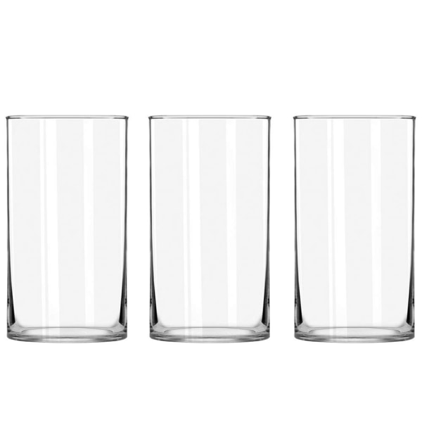 3-pack glascylindervaser, blyfria dricksglas i kristall. Vattenglas, Mojito Glass Cups, Tom Collins Bar Glass 200ml65x80mm
