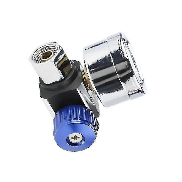 Luftregulator Luftregulatorventil Airbrush Regulator Set för Airbrush och Luftverktyg 2 st 1/4 tum