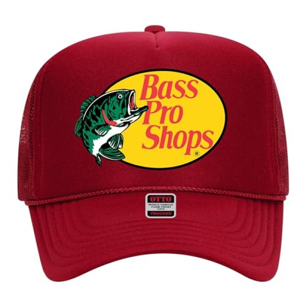 Original Bass Fishing Pro Trucker Hat - Premium Snapback för män och kvinnor - Western Hunting Camo Cowboy red