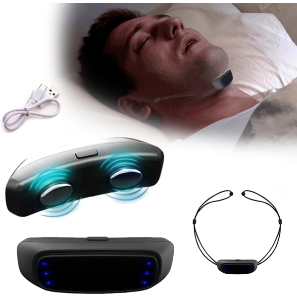 Smart Anti Snoring Device, Smart Anti Snoring Device, Sleep Apnea Devices, Portable Sleep Apnea, Anti Snoring Devices för män och kvinnor