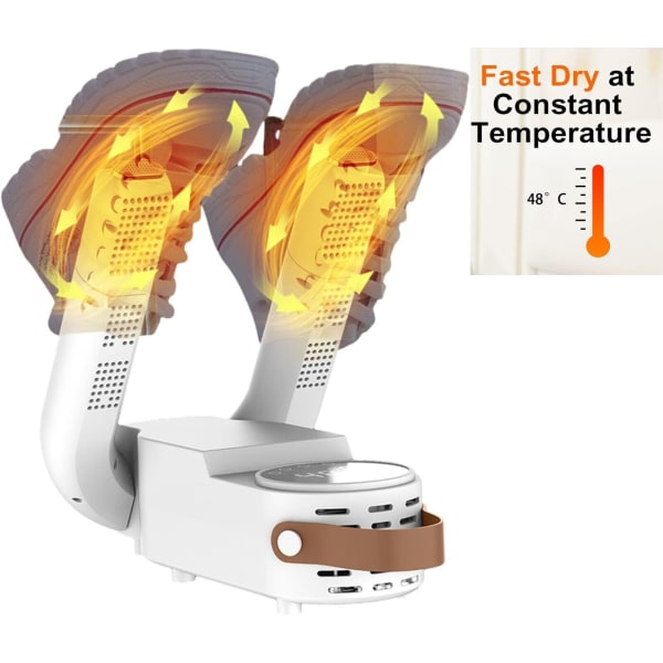 Flödbar Elektrisk Shoe Boot Tork Värmare Värmare Skor Deodorizer med timer