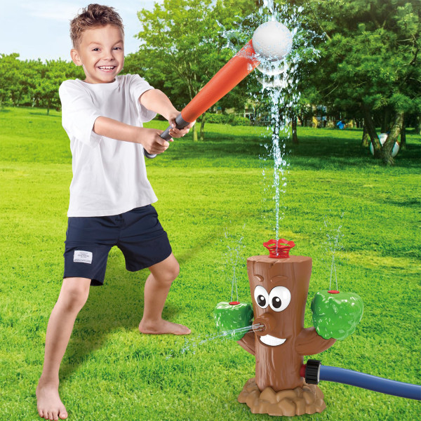 Utendørs sprinklerleke med baseballspillsett - Morsom sommervannlek for barn og kjæledyr | Perfekt gave til gutter og jenter i alderen 3-12