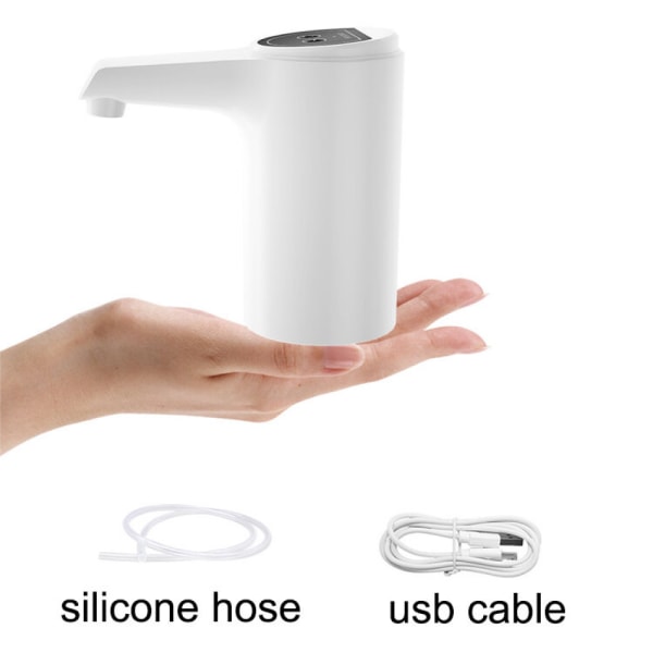 Kannettava vedenannostelija Mini tynnyrillinen vesisähköpumppu USB lataus langaton automaattinen vesipullopumppu kotiin juoma-annostelija