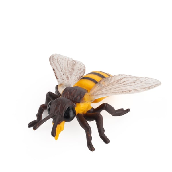 Insektsmodell med tydlig textur och realistiskt utseende PVC mikrosimulering insektsdjur skulptur heminredning Wasp