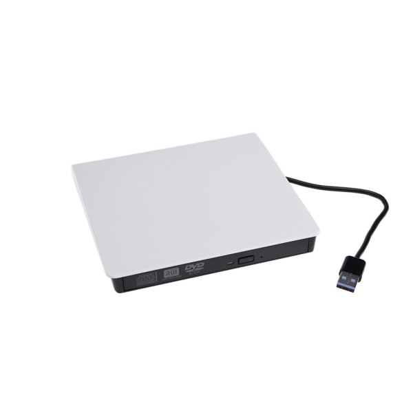 Extern DVD-enhet USB 3.0 CD DVD-RW-brännare för PC Laptop White