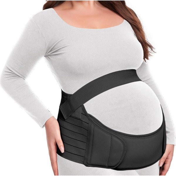 Graviditets mavestøttebånd - Graviditetsbælte til rygstøtte - Letvægts mavestøtte til kommende mødre color XXL