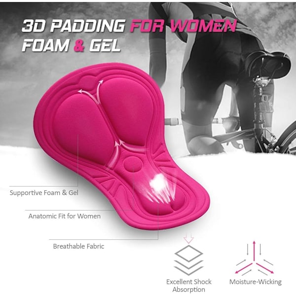 Sommarrea Damcykelshorts med 3D-vaddering MTB Cykelbyxor Underkläder