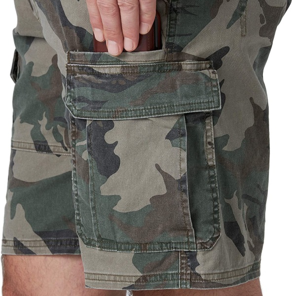 Klassisk Cargo Stretch Short til mænd camouflage 40