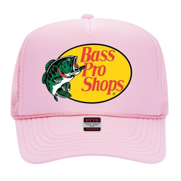 Original Bass Fishing Pro Trucker Hat - Premium Snapback för män och kvinnor - Western Hunting Camo Cowboy pink