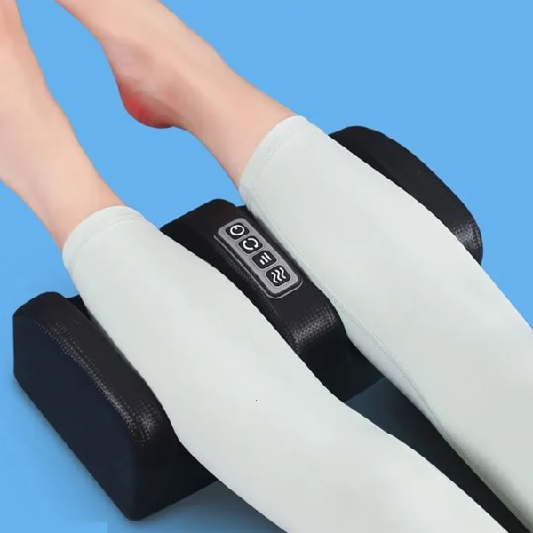Shiatsu fodmassagemaskine med varme-, fod- og lægmassageapparat med massagerulle, dybvævsmassageapparat til fodmassage og lægmassage European plug