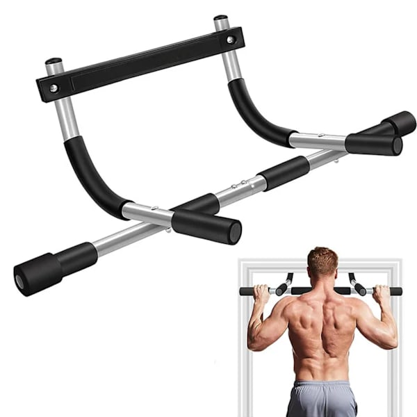 Multi-Grip Chin-Up/Pull-Up Bar för 61-81 cm dörröppning Chin Up Bar med vadderade handtag Heavy Duty Doorway Trainer