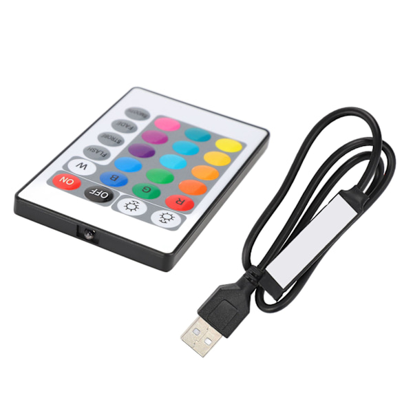 Sommer Hot Sale USB Bluetooth RGB Lysstripe Kontroller med Fjernkontroll for 4 Pin 5V LED Lysstriper