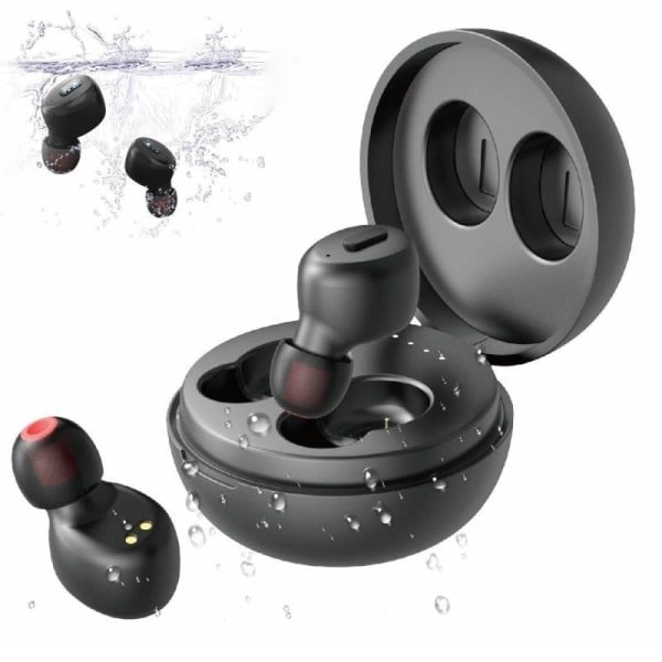 Sommarrea Vattentäta Hörlurar - X8 Pro True Wireless Svart