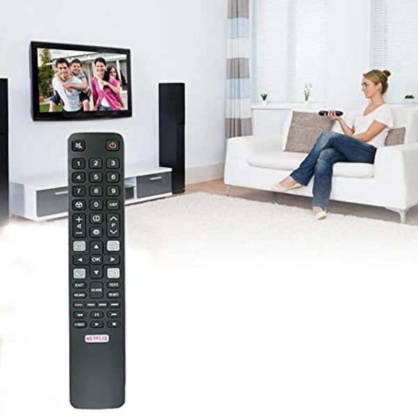 Ersättande telekommando TCL Thomson RC802N för telekommando TCL Smart TV 32ES560 40ES560 U50P6146 U55C7006 U65X9026 U70C7026