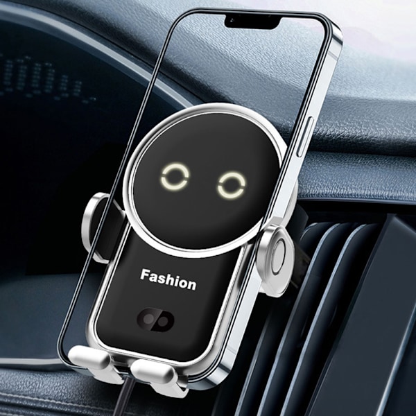 Trådløs billader, 15 W, hurtiglading, Kharly bil mobiltelefonholder, smart sensor, automatisk klemming, astronaut mobiltelefonholder,