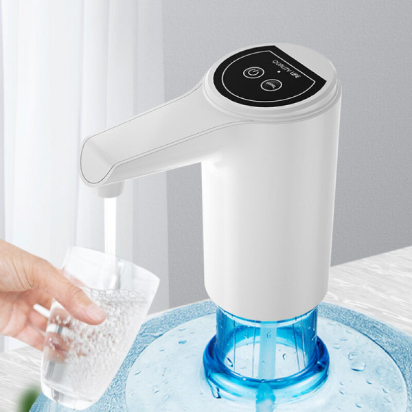 Kannettava vedenannostelija Mini tynnyrillinen vesisähköpumppu USB lataus langaton automaattinen vesipullopumppu kotiin juoma-annostelija