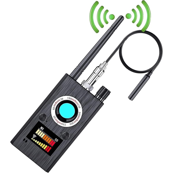 Anti-spion RF-signaldetektor skjult kamera GSM-lydfeilsøker skannersporer US plug